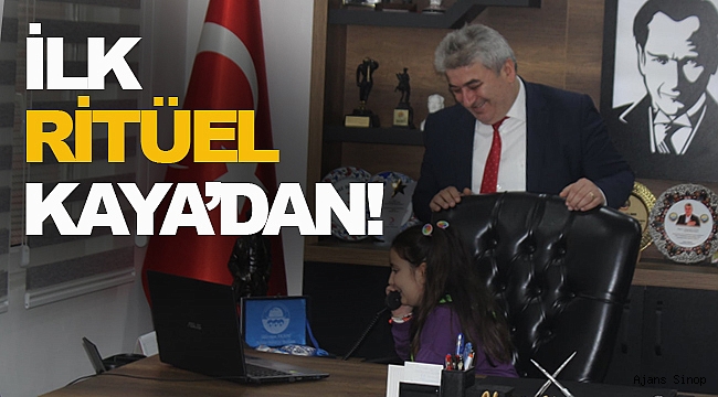 BAYRAMIN İLK RİTÜELİ AYANCIK BELEDİYE BAŞKANI HAYRETTİN KAYA'DAN GELDİ!