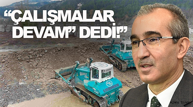 SİNOP AYANCIK'TA YÜRÜTÜLEN MAKİNALI ÇALIŞMALAR ARALIKSIZ DEVAM EDİYOR