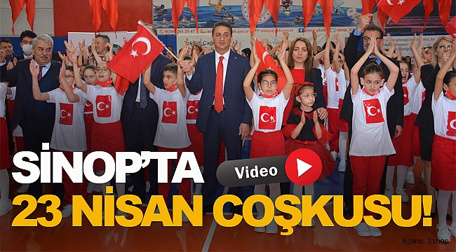 Sinop'ta 23 Nisan kutlamaları
