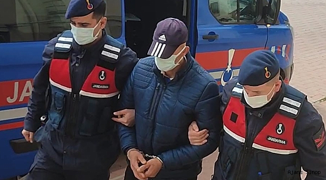 Sinop'ta 'cinsel taciz ve hırsızlıktan' aranan şahıs tutuklandı