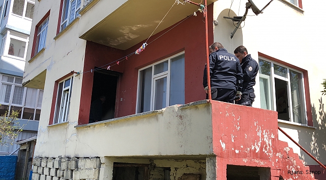 Sinop'ta yabancı uyruklu kişilerin evinde yangın