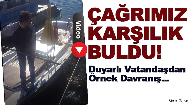 Ajans Sinop'un temizlik çağrısına duyarlı vatandaşlar kulak verdi!