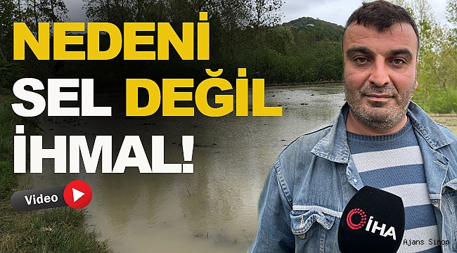 Islah edilmeyen çay taştı, tarım arazileri sular altında kaldı