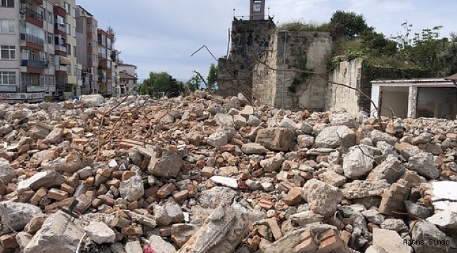 Sinop’un tarihi dokusu ortaya çıktı