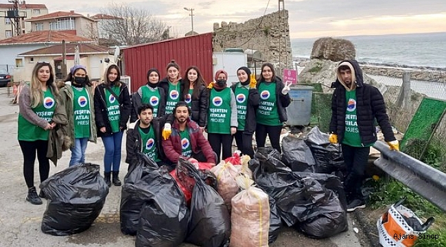 Pazardan toplanan organik atıklar, toprağı yeşertecek