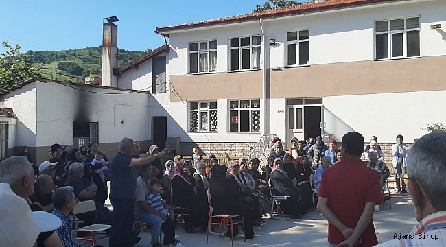 Sinop'ta okulun kapatılmasına vatandaşlardan tepki