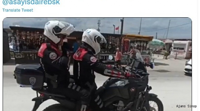 Sinop'ta polisler sınava geç kalan öğrenciyi yetiştirdi