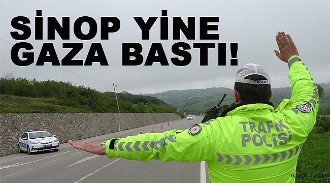 Sinop'ta trafik raporunda 'hız ihlali' birinci sırada