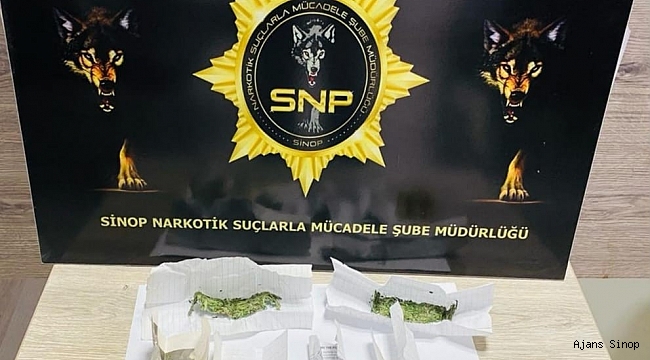 Sinop’ta uyuşturucu operasyonu