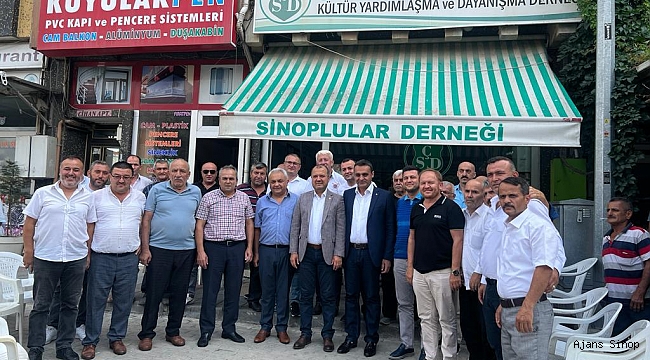 BARIŞ KARADENİZ ERGENE'DE SİNOPLULARLA BULUŞTU