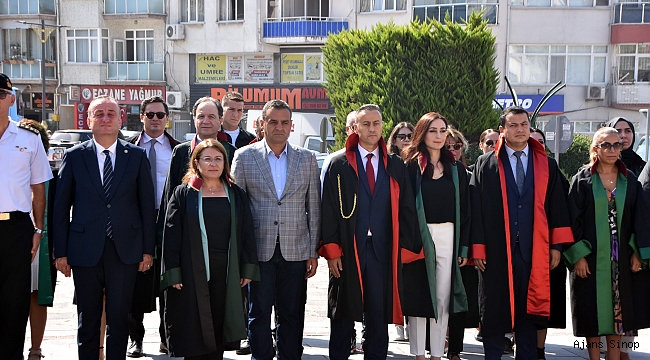 Sinop'ta adli yıl açılış töreni
