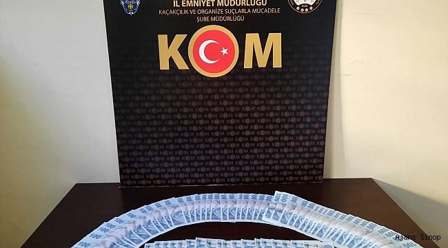 Sinop'ta marketlerde sahte para bozduran 2 şahıs yakalandı