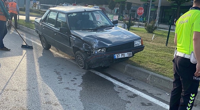 Sinop'ta trafik kazası: 2 yaralı