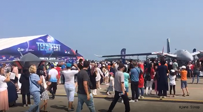 Teknoloji Festivaline Sinop'tan üç günde 21 araç 2483 kişi  katılım sağladı