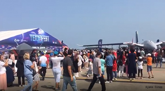 Teknoloji Festivaline Sinop'tan üç günde 21 araç 2483 kişi katılım sağladı