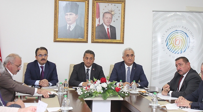 TR82 Bölgesi'nin Önemli Projeleri Sinop'ta Görüşüldü!