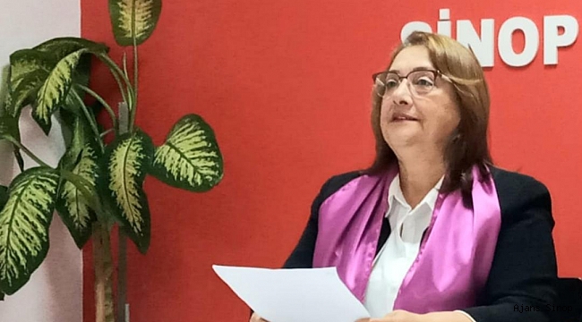 CHP SİNOP İL KADIN KOLLARI BAŞKANLIĞI’NDAN BASIN AÇIKLAMASI!