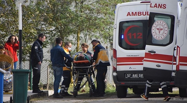 Sinop'ta okulda iş kazası: 2 yaralı