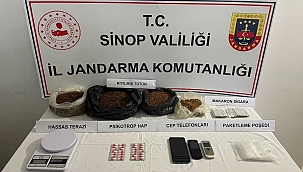 Sinop'ta uyuşturucu operasyonu: 1 gözaltı