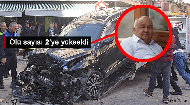 Sinop'taki kazada ölü sayısı 2'ye yükseldi