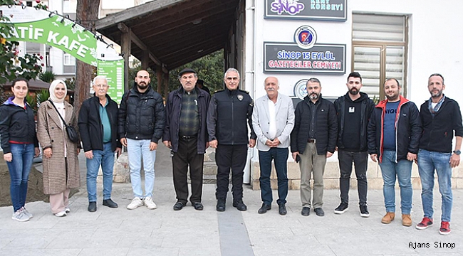 İL EMNİYET MÜDÜRÜ ÇETİNER, GAZETECİLERLE BİR ARAYA GELDİ