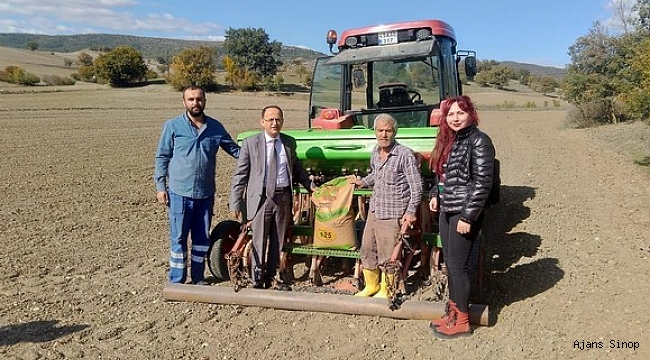 Sinop'ta TAKE projesiyle tohumlar toprakla buluşuyor