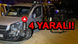 Sinop'ta trafik kazası: 4 yaralı