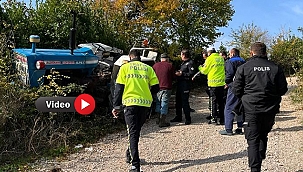 Sinop'ta traktörün altında kalan sürücü hayatını kaybetti!