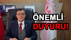 SİNOP DEFTERDARLIĞI DUYURDU!