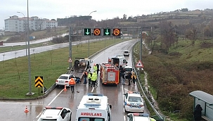 Sinop'ta otomobiller çarpıştı: 3 yaralı