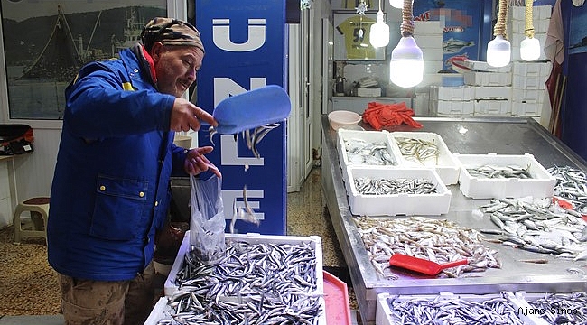 Sinop'ta sert hava koşulları balık tezgâhlarını etkiledi