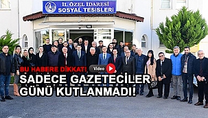 SİNOP'TA 10 OCAK ÇALIŞAN GAZETECİLER GÜNÜ