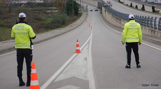 Sinop’ta 782 sürücüye hız ihlalinden ceza