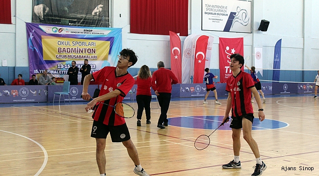 Sinop'ta Badminton Grup Müsabakaları sona erdi