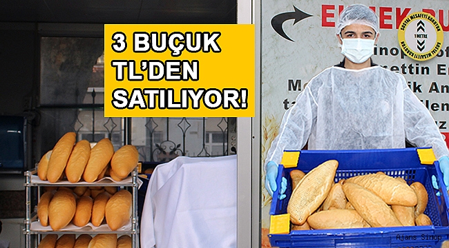 Sinop'ta öğrencilerin ürettiği ekmekler uygun fiyata halka satılıyor