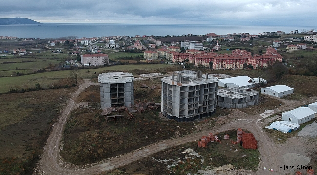 Sinop toplu konut inşaatı yeniden başlıyor