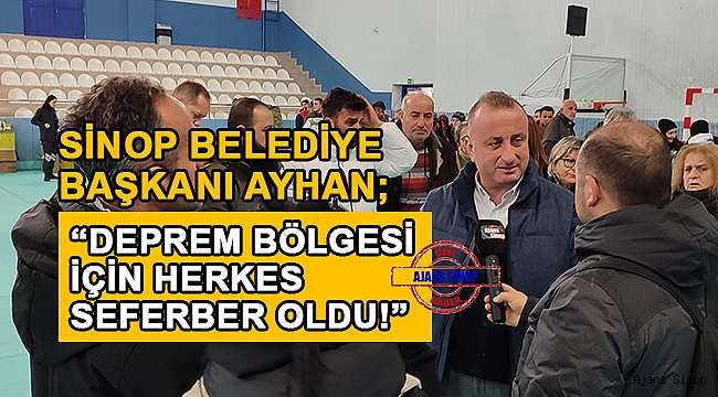 BAŞKAN AYHAN AFET KOORDİNASYONUNU DEĞERLENDİRDİ!