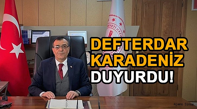DEFTERDAR KARADENİZ'DEN ÖNEMLİ DUYURDU!