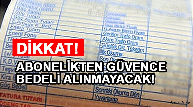 DEPREMZEDELERDEN ELEKTRİK ABONELİĞİNDE 'GÜVENCE BEDELİ' ALINMAYACAK