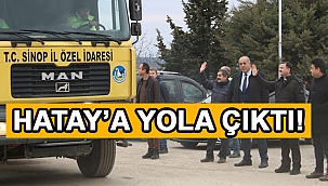 SİNOP İL ÖZEL İDARESİ DÖRDÜNCÜ KAFİLEYİ DE YOLA ÇIKARTTI!