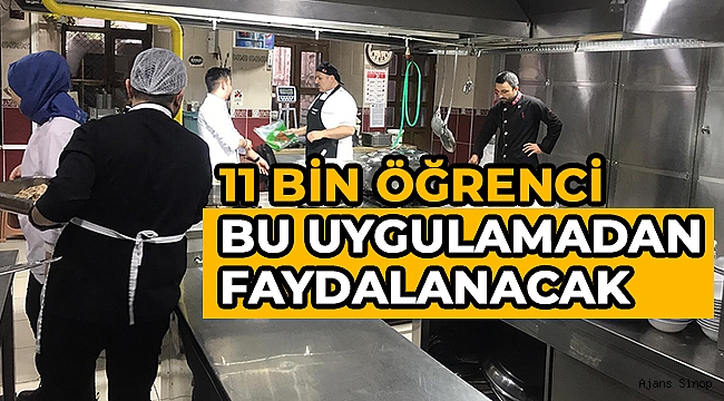 SİNOP'TA 11 BİN ELLİ YEDİ ÖĞRENCİ ÜCRETSİZ YEMEK UYGULAMASINDAN FAYDALANACAK