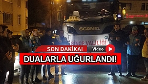 SİNOP'TAN DEPREM BÖLGESİNE 4 TIR HAREKET ETTİ!