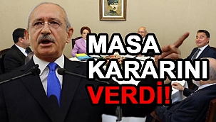 6'lı masa "Kılıçdaroğlu" dedi