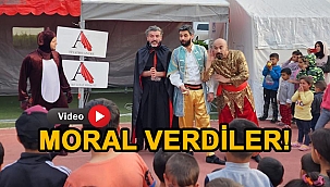 TİYATRO ANTRE OSMANİYE'DE ÇOCUKLARA MORAL VERDİ!