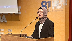 ÖZVİN; "KADININ GÜÇLENDİRİLMESİ YASAL GÜVENCE ALTINA ALMIŞTIR."