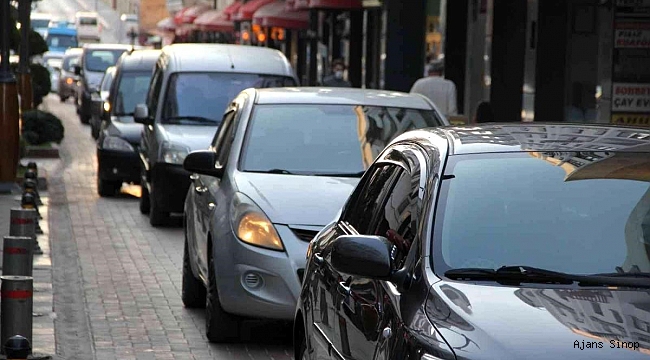 Sinop'ta şubat ayında 244 araç trafiğe kaydedildi