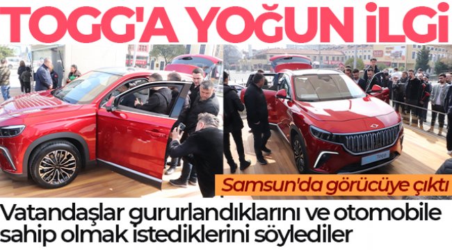 TOGG Samsun'da görücüye çıktı
