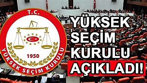 YSK MİLLETVEKİLİ DAĞILIMINI AÇIKLADI!