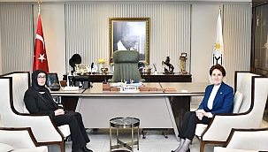 Akşener Sinan Ateş'in eşi Ayşe Ateş ile görüştü