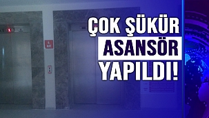 Asansör çilesi bitti!